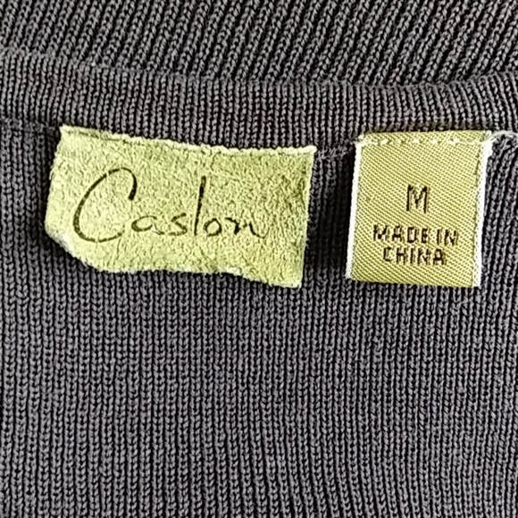 Caslon Sleeveless Square-Neck Silk Top Sz M - Picture 5 of 7